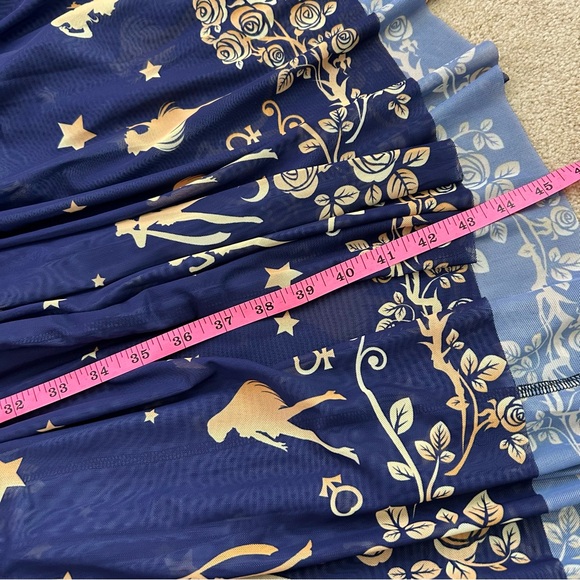 BlackMilk Sailor Moon Sailor Guardians Stars Sheer Dress Womens XS Blue